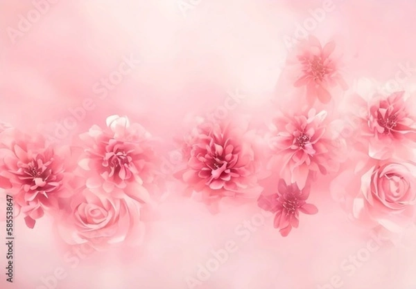 Obraz pink flower background