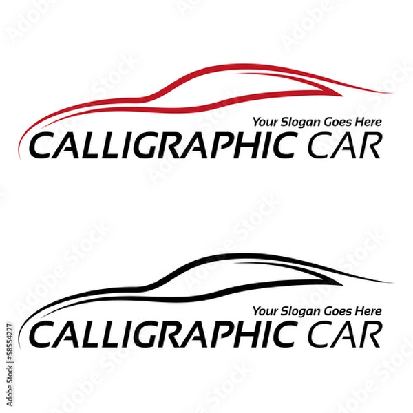 Obraz Calligraphic car logos