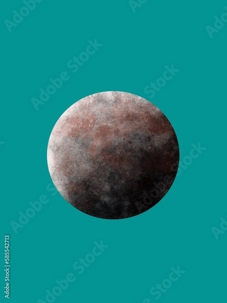 Fototapeta moon in space