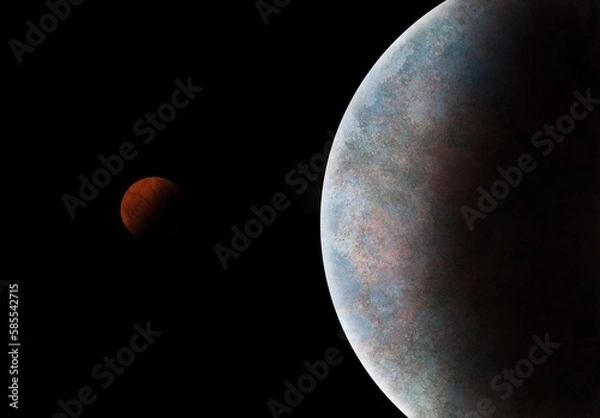 Fototapeta planet in space