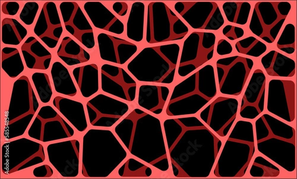 Obraz abstract voronoi pattern grid lines texture background,geometric element for decoration
background layer.