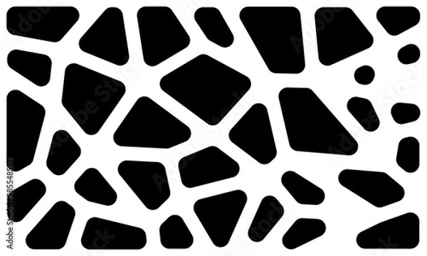 Obraz abstract voronoi pattern grid lines texture background,geometric element for decoration
background layer.