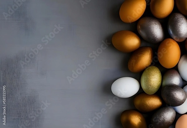 Obraz chocolate easter eggs