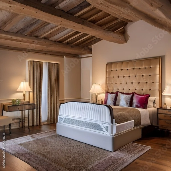 Fototapeta Boudoir room74, Generative AI