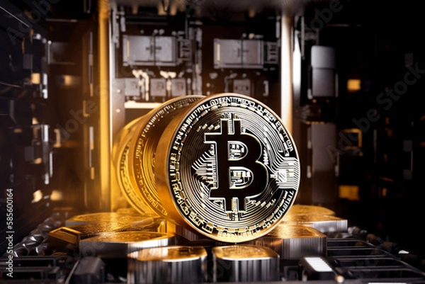 Fototapeta Bitcoin Is The Future