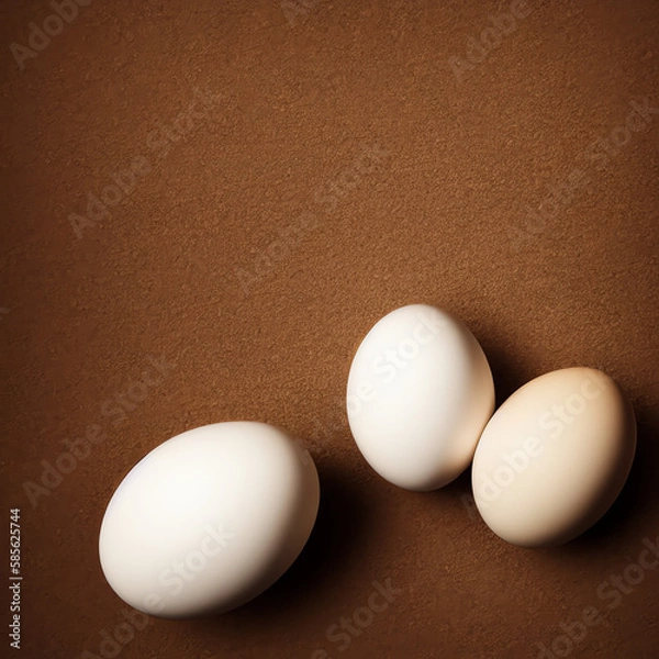 Fototapeta eggs on background