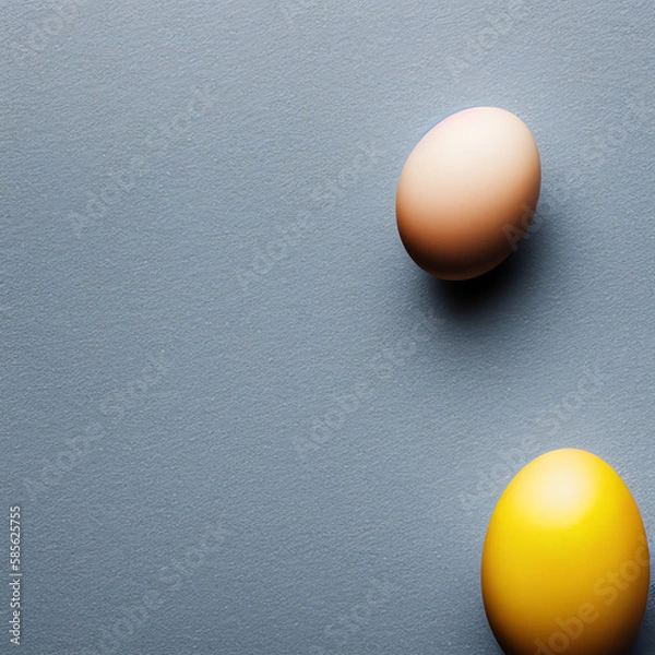 Fototapeta eggs on table