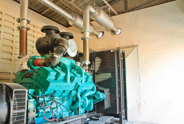 Fototapeta  electric generator