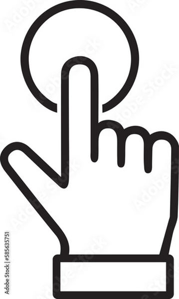 Obraz Action icon PNG, Hand icon, Click, Hand PNG, Act icon, Call Symbol