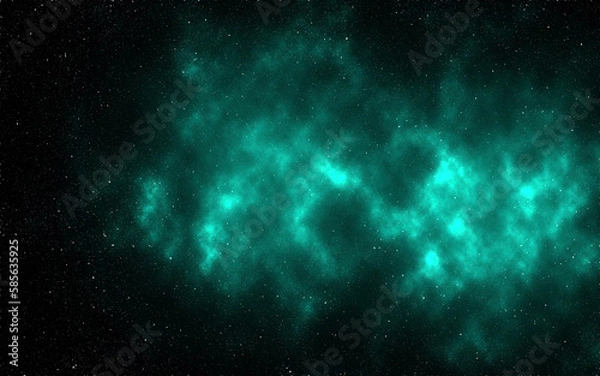 Fototapeta background galaxy green