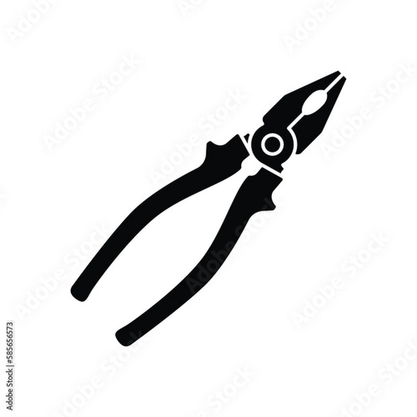 Obraz pliers icon vector design template in white background