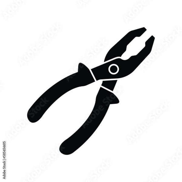 Obraz pliers icon vector design template in white background