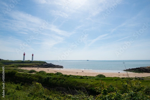 Obraz une plage de l'île d'Aix