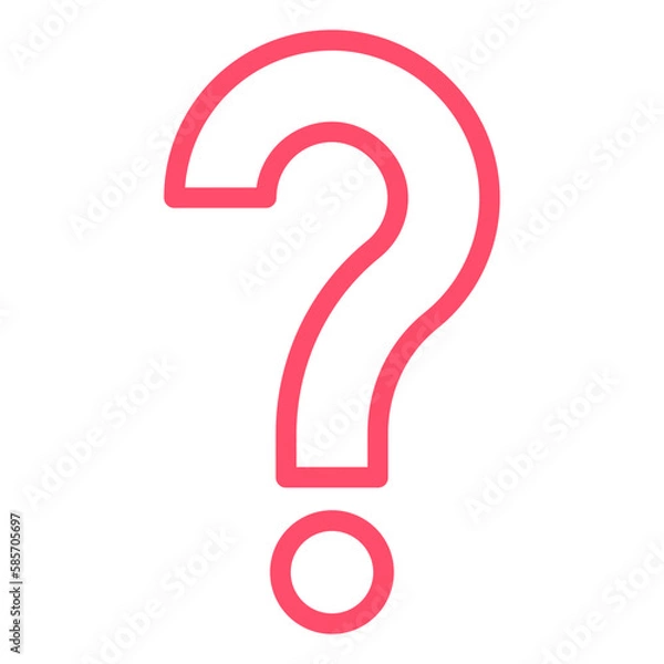 Obraz Vector Design Question Icon Style