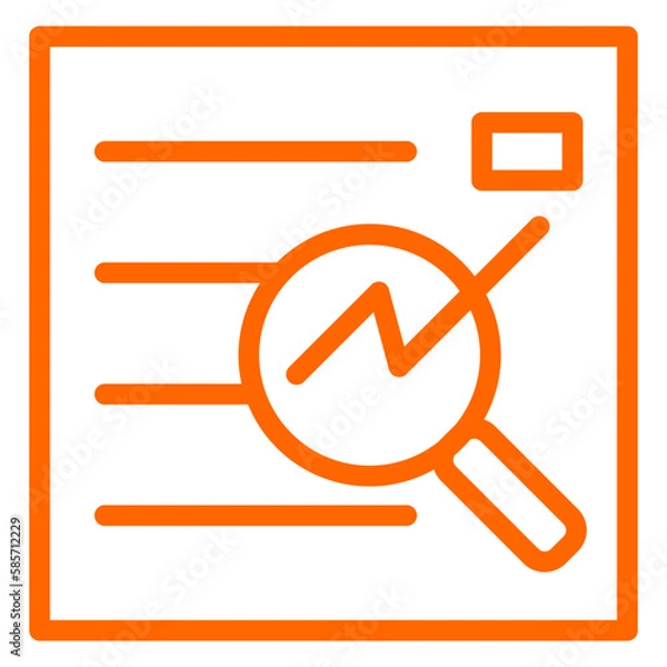 Fototapeta Vector Design Research Icon Style