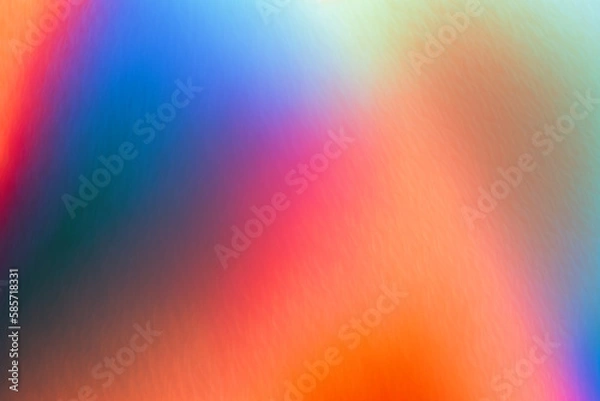 Fototapeta Beautiful abstract digital art design Colorful soft fuzzy grainy gradient, wallpaper background	