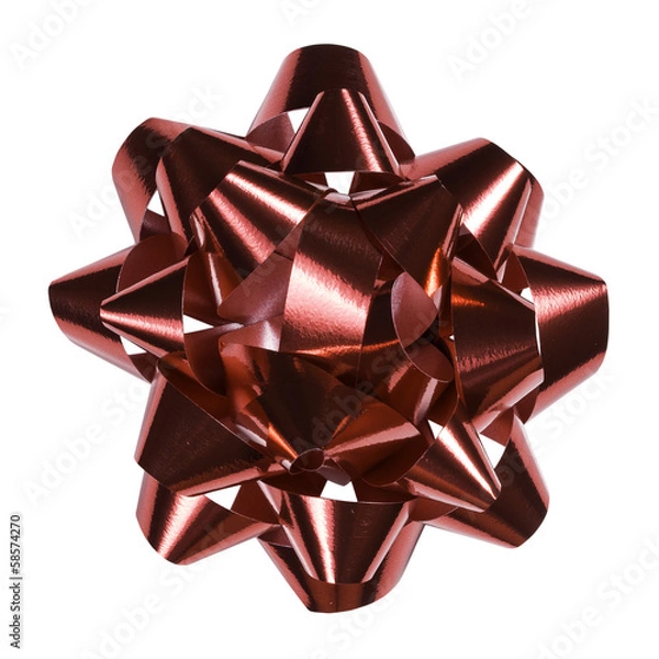 Obraz Red bow (Clipping path included)