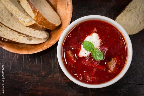 Obraz Borscht soup