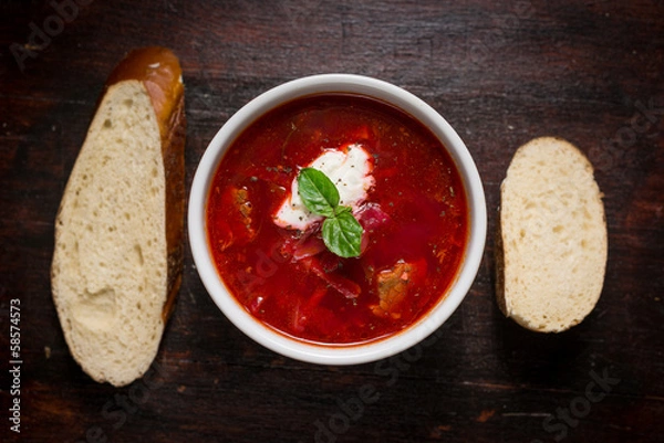 Obraz Borscht soup