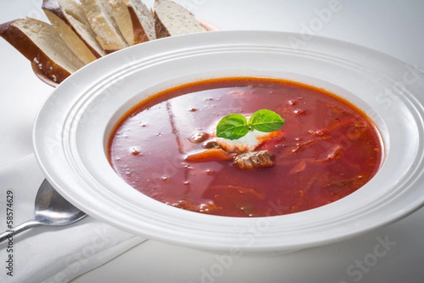 Obraz Borscht soup