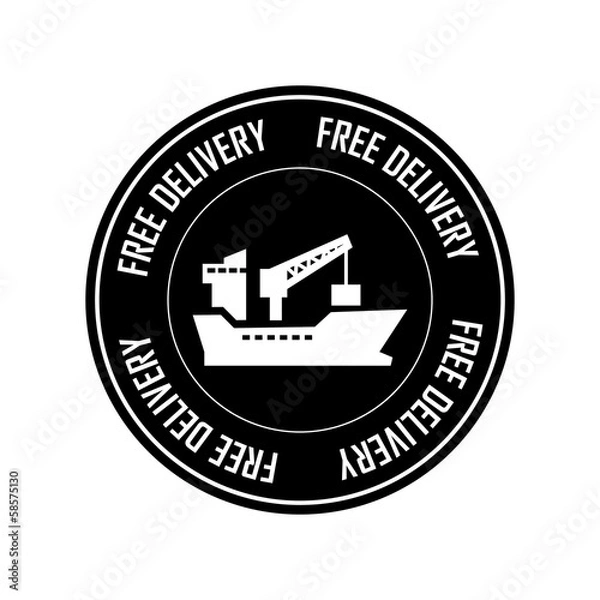 Obraz Delivery label