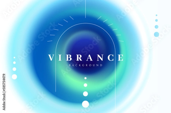 Fototapeta Abstract colorful round background.