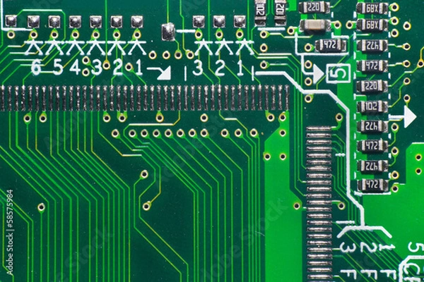 Obraz Electronic circuit board