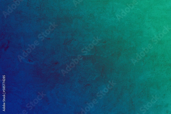 Fototapeta Black blue green texture background. Dark matte elegant background with space for design. Color gradient.