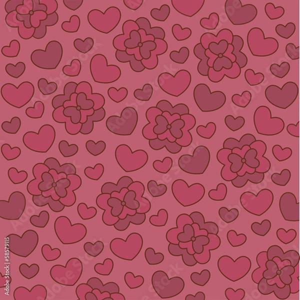 Obraz rosa herzchen