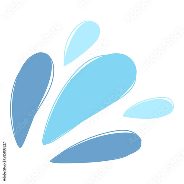 Obraz Blue Water Splash