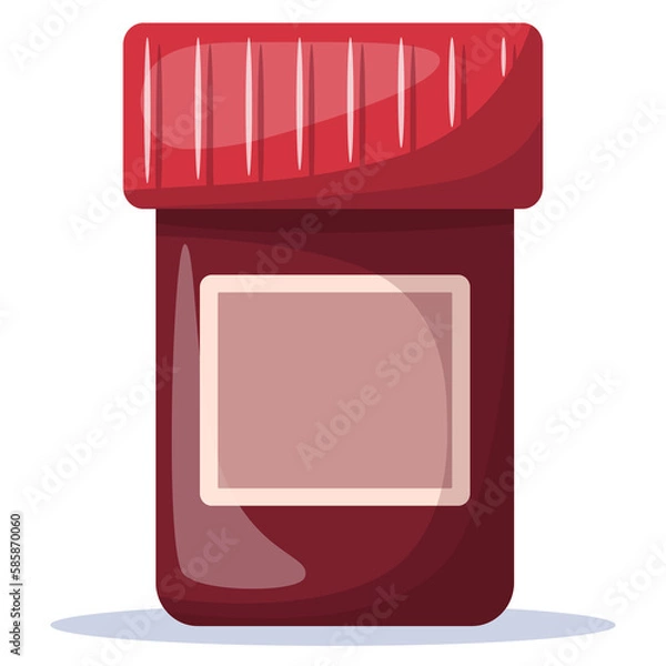 Obraz Medicine plastic containers. 