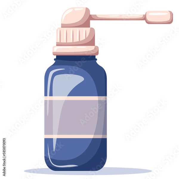 Obraz Throat spray. 