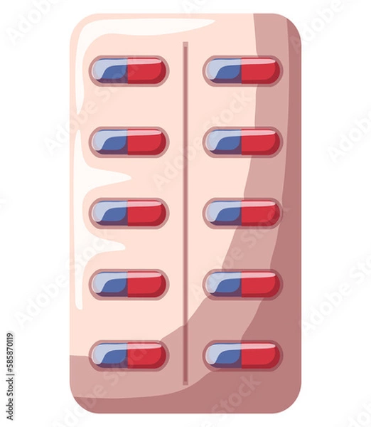 Obraz Pills packaging.