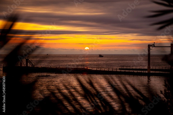 Obraz sunset on the beach
