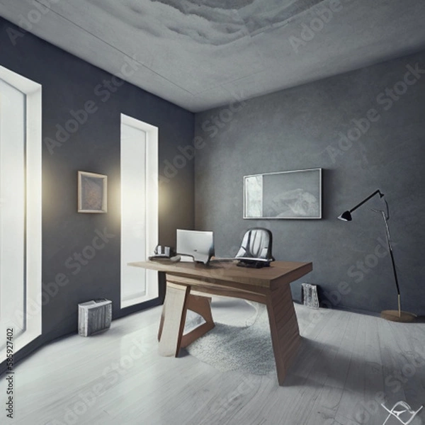Obraz minamalist office - 1