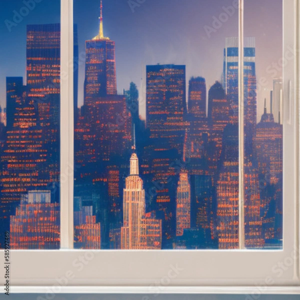 Obraz nyc skyline - 1