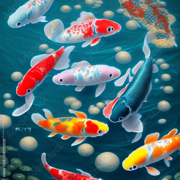 Obraz koi fish - 1