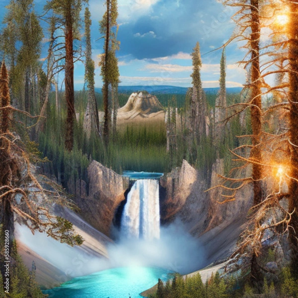 Obraz yellowstone - 1