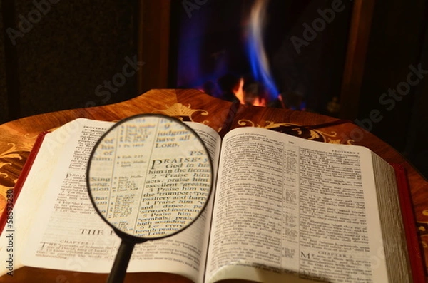 Obraz Fireside bible study
