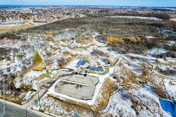 Obraz view of a village