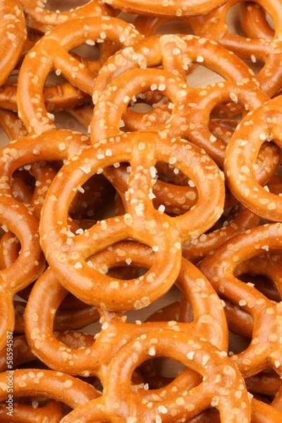 Obraz Pretzel background