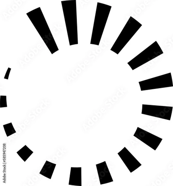 Fototapeta loading design illustration isolated on transparent background