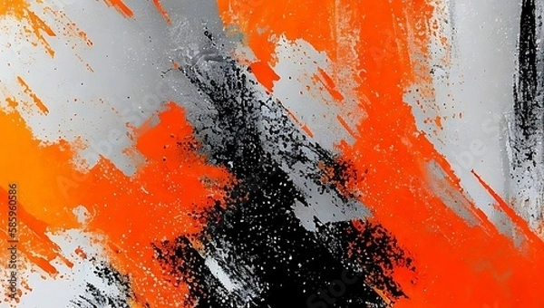 Obraz red and yellow background