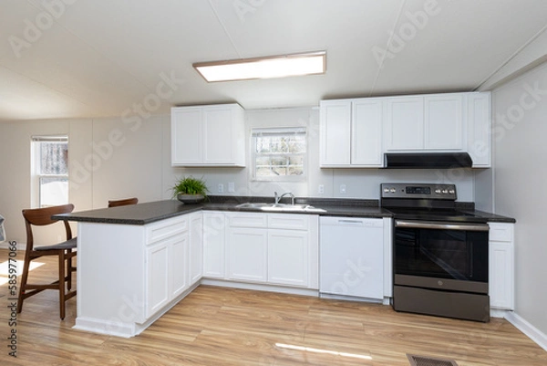 Fototapeta simple clean kitchen