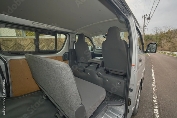 Fototapeta 商用バンの内装