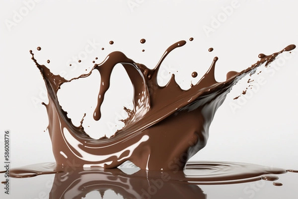 Obraz chocolate splash
