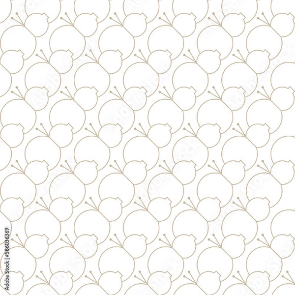 Fototapeta Seamless pattern of gourd.