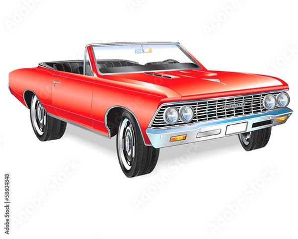 Obraz 1966 Chevelle SS Drawing