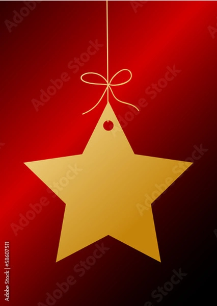 Fototapeta Weihnachtskarte