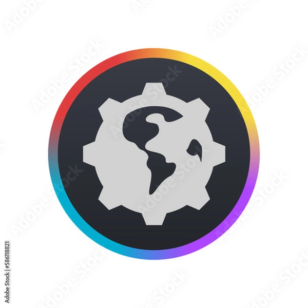 Fototapeta Web Devlopment - Pictogram (icon) 